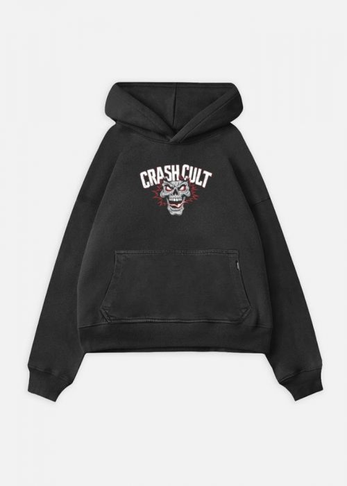 Crash Cult Skull Head Graphic Hoodie