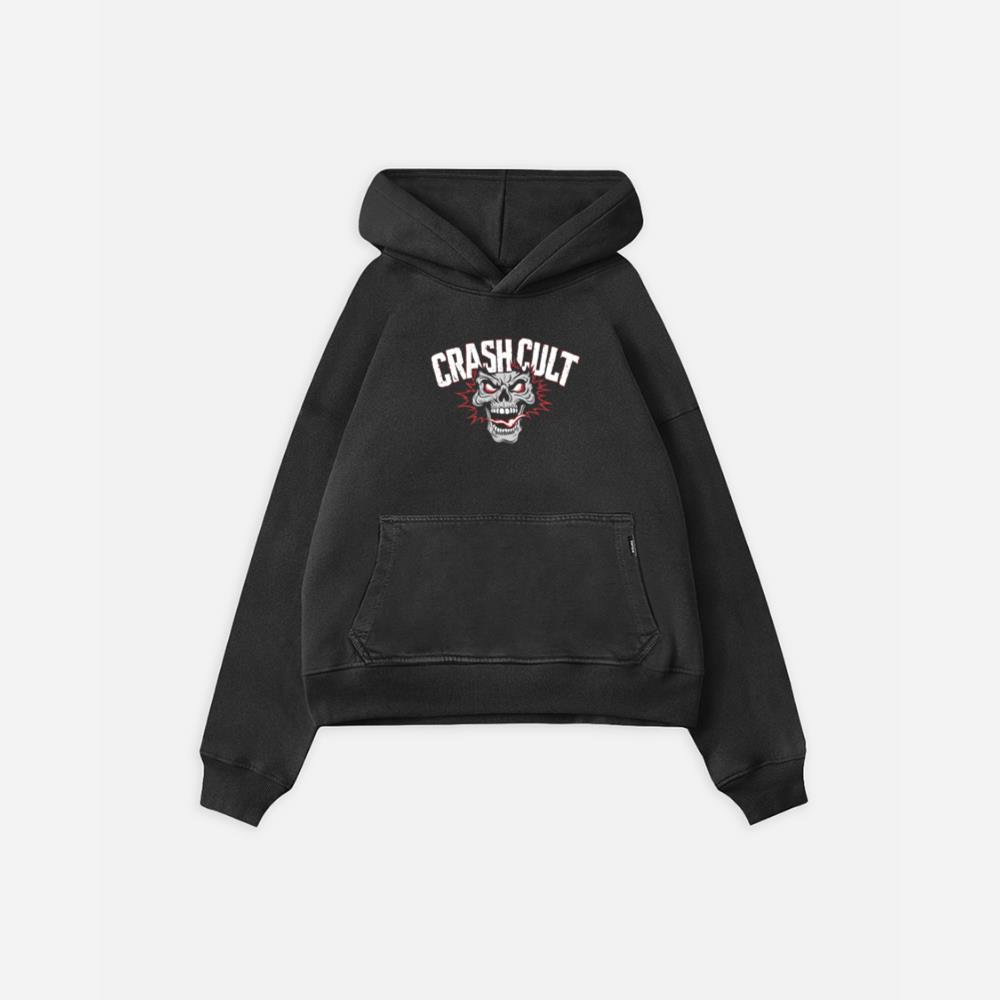 Crash Cult Skull Head Graphic Hoodie
