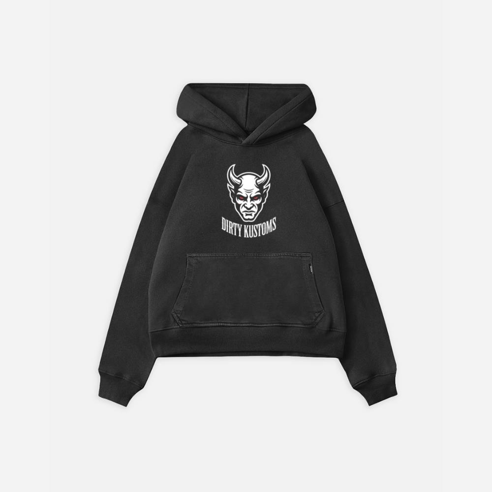 Dirty Kustoms Devil Head Graphic Hoodie