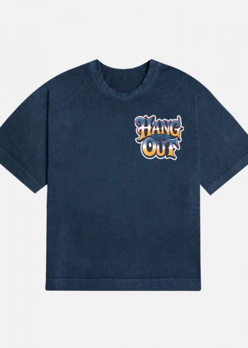 Hang Out Retro Street Graphic T-Shirt