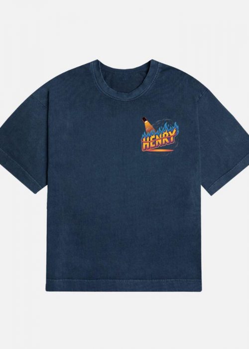 Henry Fire Bottle Retro Cartoon Design T-Shirt