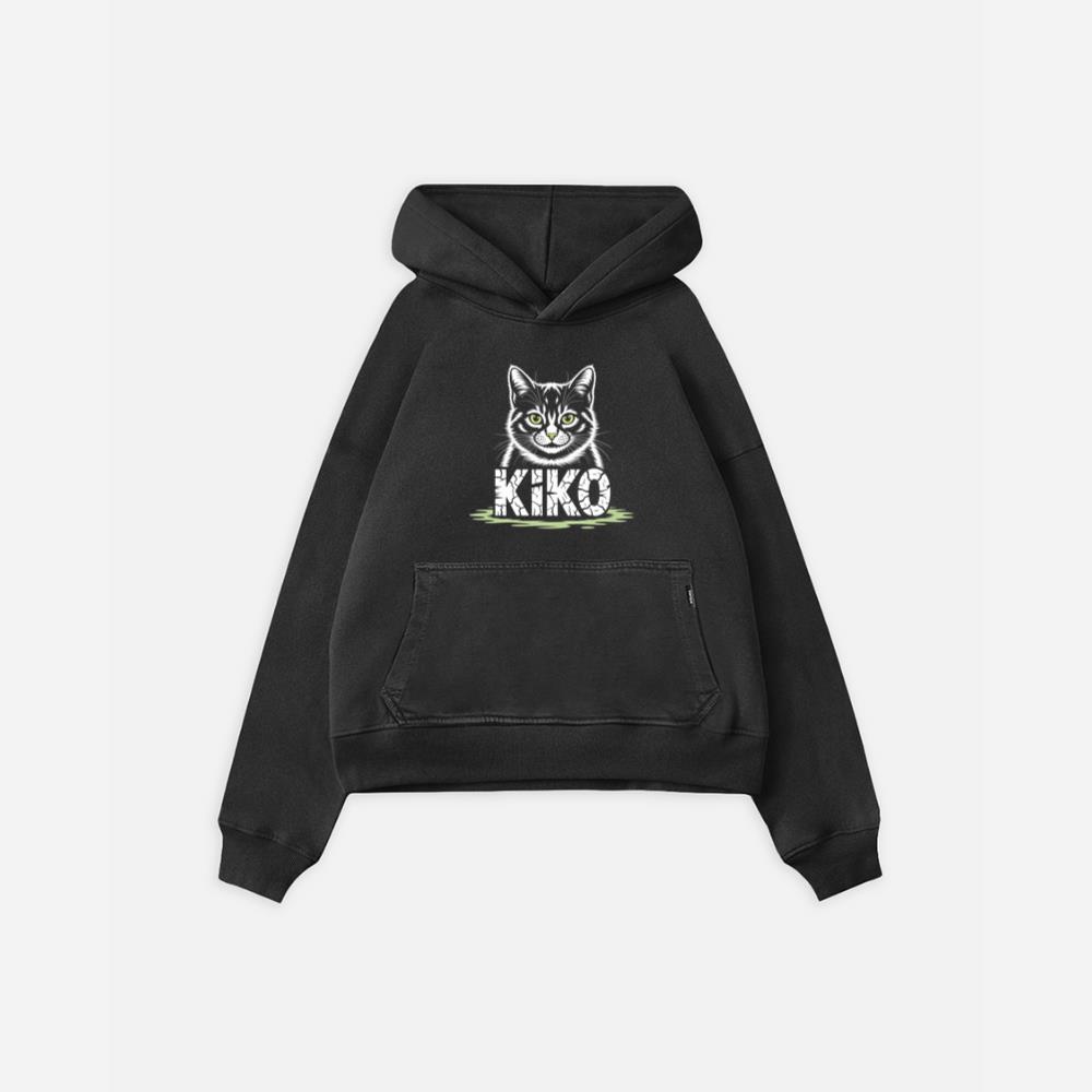 Kiko Gothic Cat Graphic Hoodie