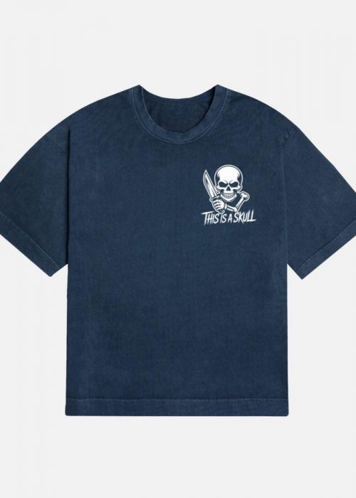 This Is a Skull Knife Skeleton Graphic T-Shirt